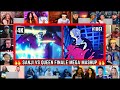 SANJI VS QUEEN MEGA REACTION MASHUP One Piece Episode 1061 Mega Reaction Mashup Sanjivsqueen 