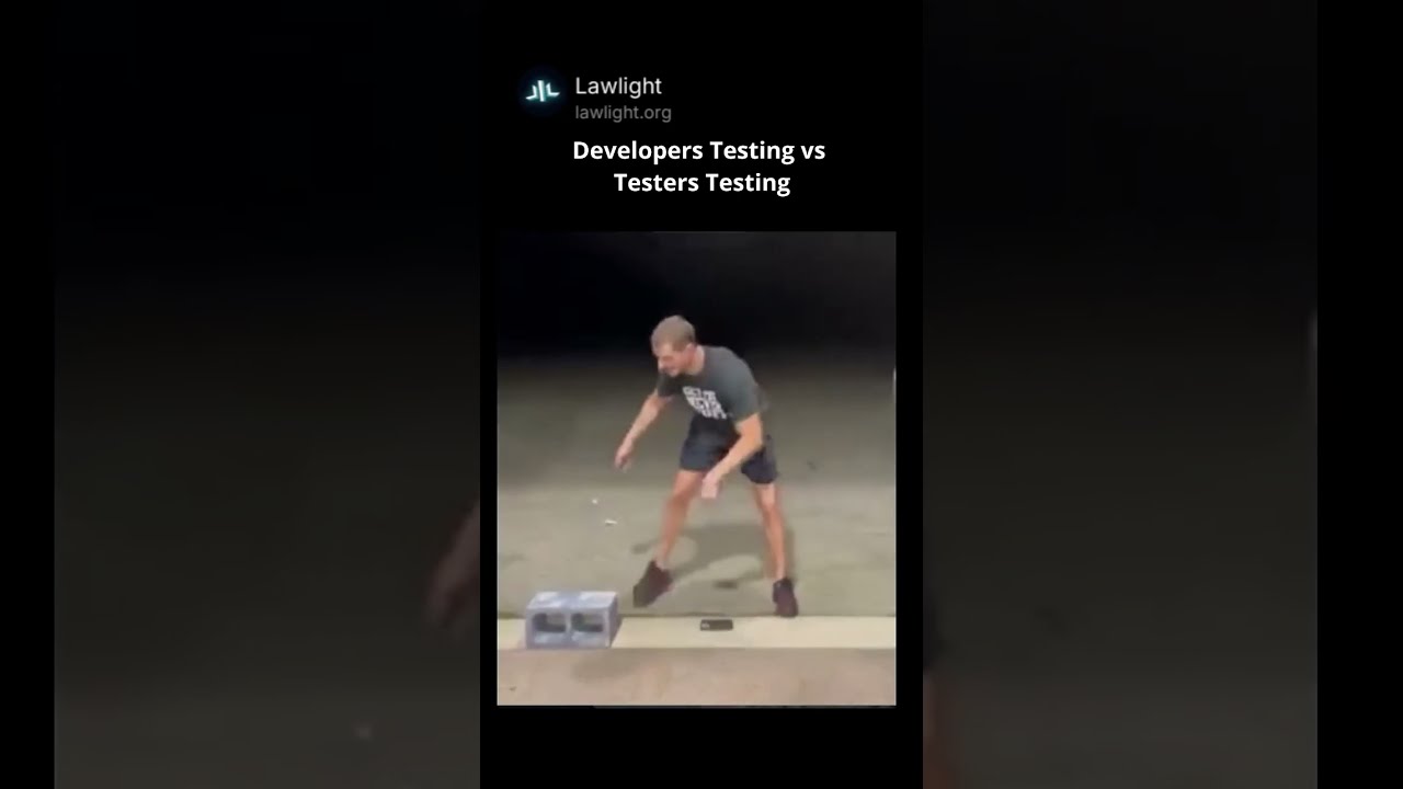 Developers Testing Vs Testers 