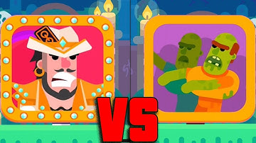 Bowmasters - Ron "Gambler" Etienne vs Zombies Z Days - Gameplay Walkthrough part 106 (iOs, android)