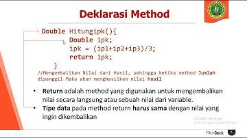 [KULIAH ONLINE] Return, This, dan Method Set & Get pada Java
