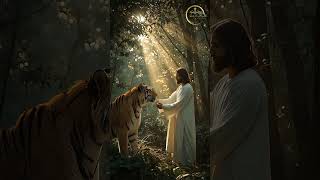 Celebrity A Sacred Encounter: Jesus Calms a Roaring Tiger with His Divine Touch Net Worth