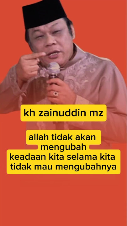 perubahan adalah kerja keras #khzainudinmz #ceramahkhzainudinmz