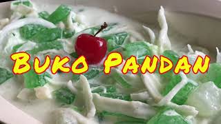 BUKO PANDAN | #howtomakeBuko Gulaman Recipe