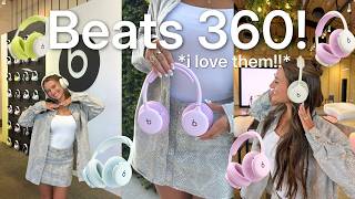 Beats 360 UNBOXING + average girl review! 🎀 (customization, everyday tests, + comparisons)