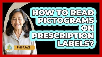 How To Read Pictograms On Prescription Labels?