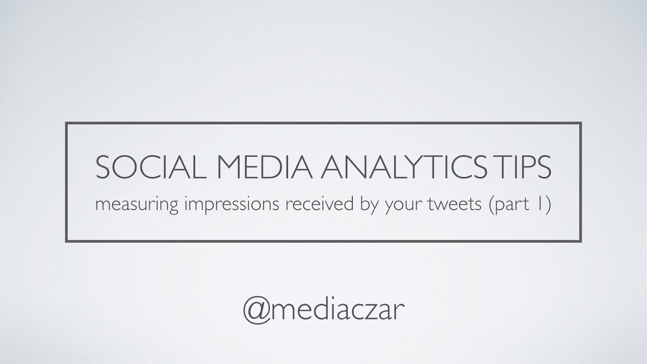 Analyse Your Twitter Impressions In Excel Part 1 Youtube