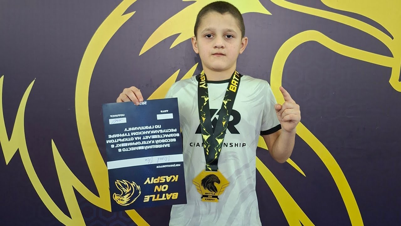 Чемпионат BATTLE ON KASPIY 11.01.2026г. На 32кг 11лет. Исаев Иса. #battle 