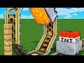 HOW TO RAIL DANGEROUS ITEMS IN MINECARTS? NOOB vs PRO vs HACKER vs GOD in Minecraft (Animation)