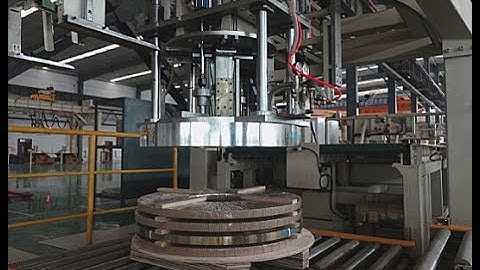 Steel strip stacking machine/ coil stacker and handling system
