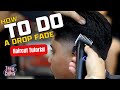 How to achieve the perfect drop fade  barber tutorial