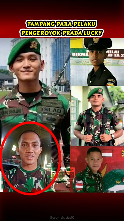 THE PERPETRATOR IS A TNI OFFICER #viralnews #tninews #pradalucky #siap55