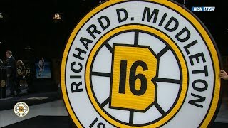 Celebrity Rick Middleton Jersey Retirement 11/29/18 Net Worth