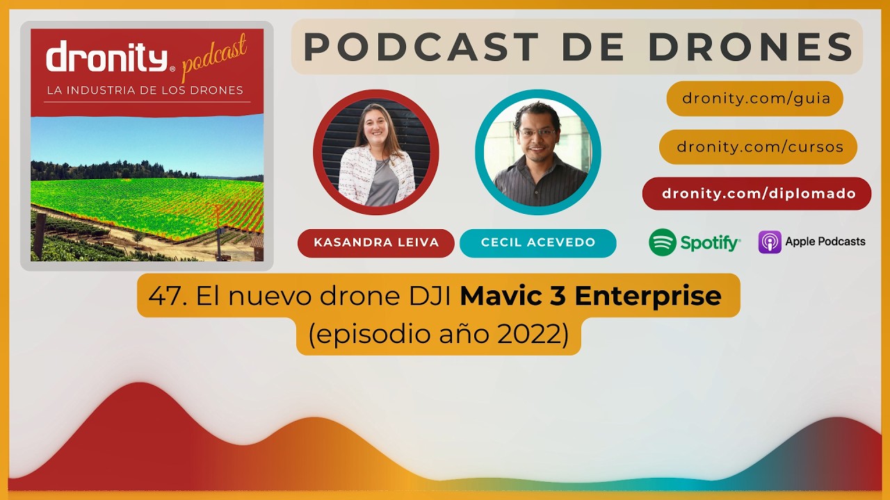 47. El nuevo drone DJI Mavic 3 Enterprise (episodio año 2022)