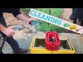 How to Clean a Ritchie Water System.  Water System for Cows and Horses. 🧼