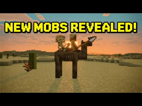 Minecraft – Introducing the Two New Mobs! 🐫 Camel & 🧟‍♂️ Husk Skeleton | Mounts of Mayhem Update