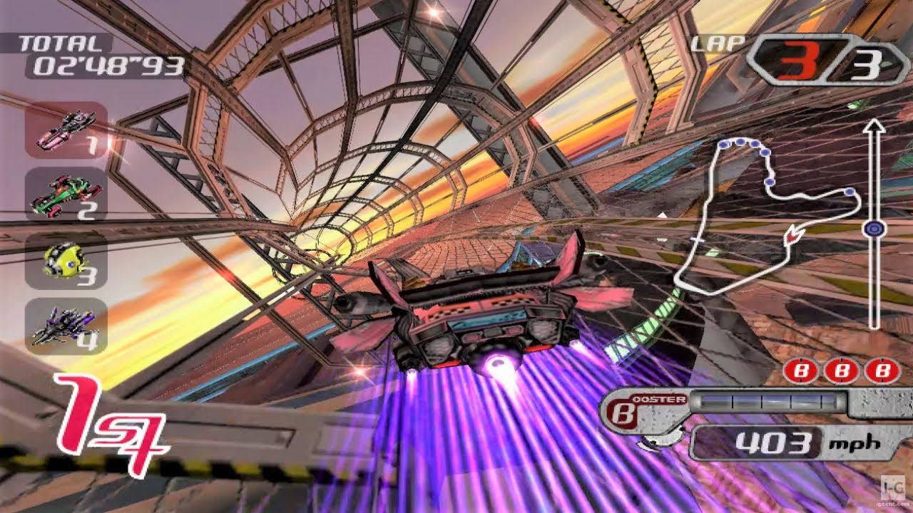 Tube Slider The Championship of Future Formula GameCube Gameplay HD