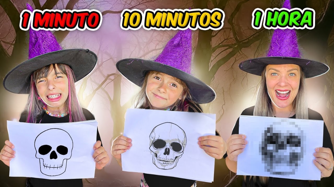 Desenhos de Halloween: têm coragem de os pintar? 