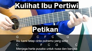 Belajar Gitar Kulihat Ibu Pertiwi Petikan