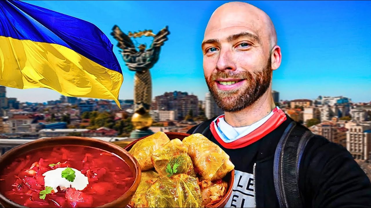 100 Hours in Ukraine!! 🇺🇦 Ultimate Kyiv Street Food Tour!!