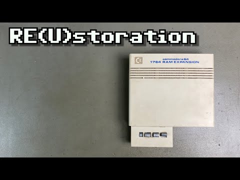 Commodore 1764 RAM Expansion Restoration & Upgrade