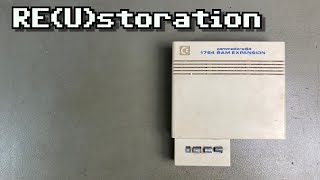Commodore 1764 RAM Expansion Restoration & Upgrade