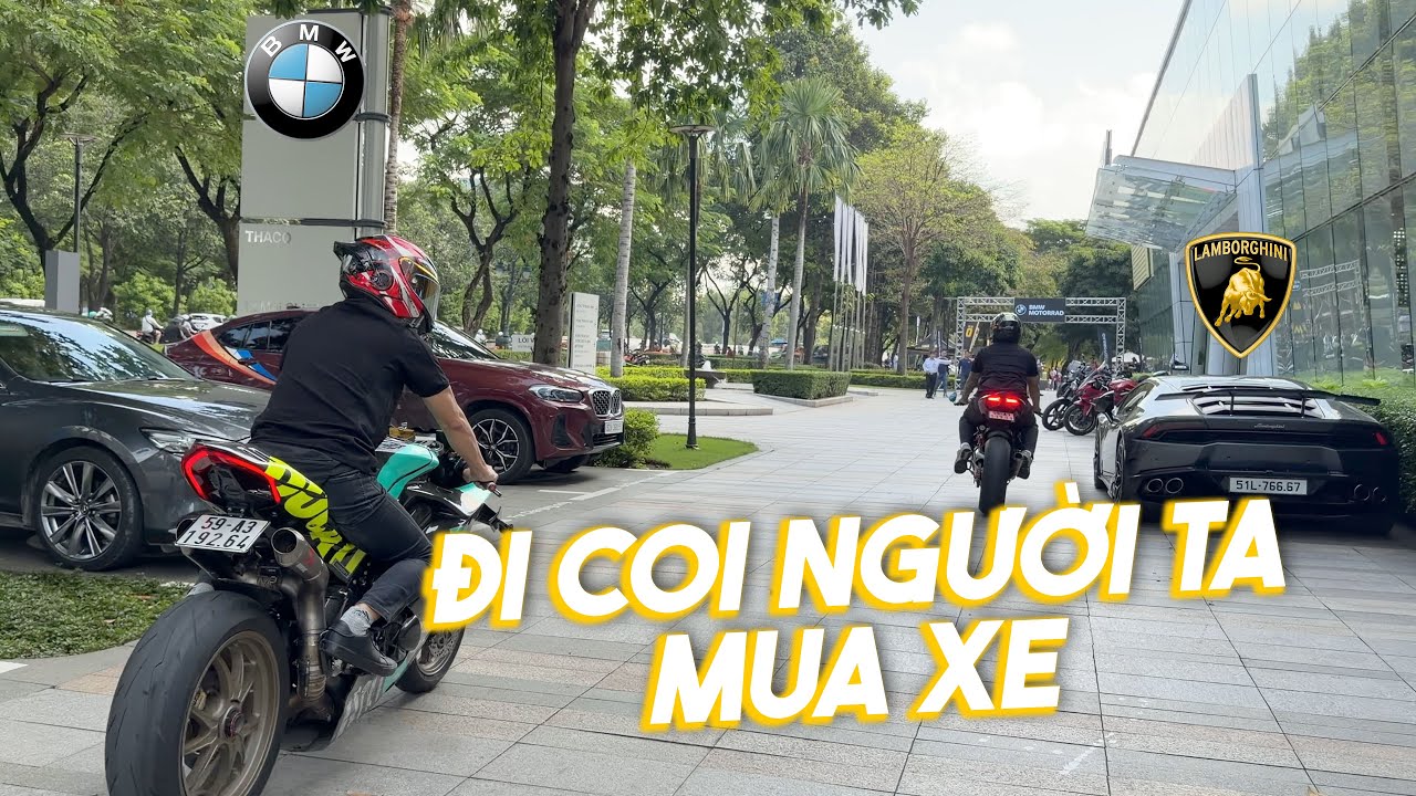 VinhPhan07 cùng TabooShop dạo phố và đi coi người ta mua xe