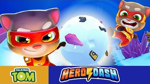 Talking Tom Hero Dash Gameplay Level 34 |  Talking Tom Snow Ball | Android Gameplay Walkthrough