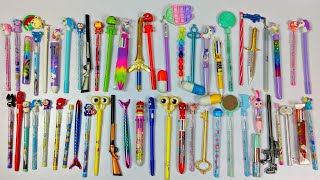 Collection of Unique Style Pen & Pencils - Doraemon Pen, BTS Pen, Avengers Pen, Batman Pen, Gun Pen