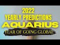 Aquarius 2022 Yearly predictions - Overall growth, lucky months, professional milestones, finances
