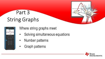 String Patterns Part Three of Four - Linear Graphs | TI-Nspire CX II CAS