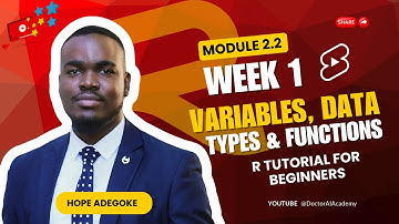 Coding in the Age of AI | Beginner R course | Module 2.2 - Variables, Data Types, and Functions