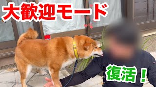 歓喜！久しぶりの大歓迎モード！