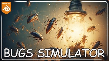 Interactive Bugs Simulation in Blender