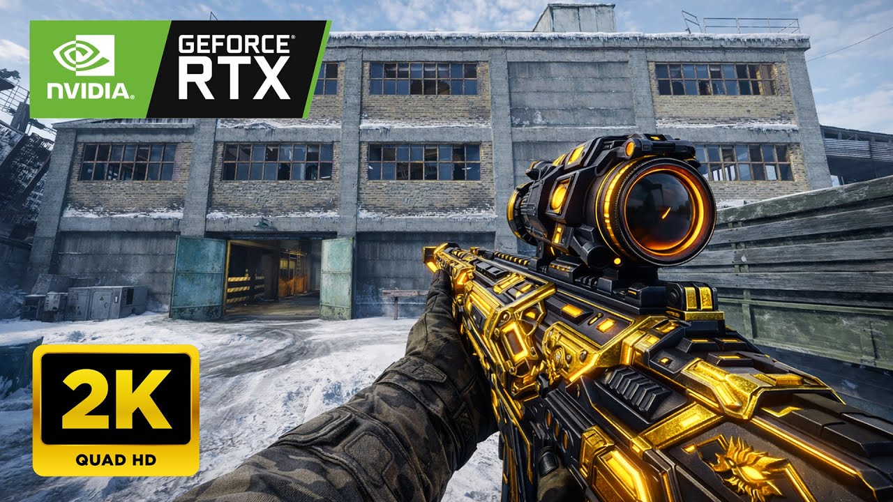 Realistic "SRKUTA SNOW" Map |  Call of Duty: Black Ops 6 Multiplayer Gameplay