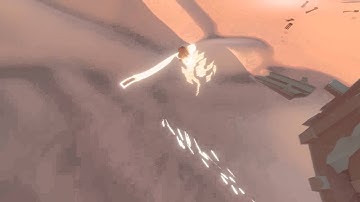 Journey　ps4 red cloak pink desert speed fly nonstop to the end