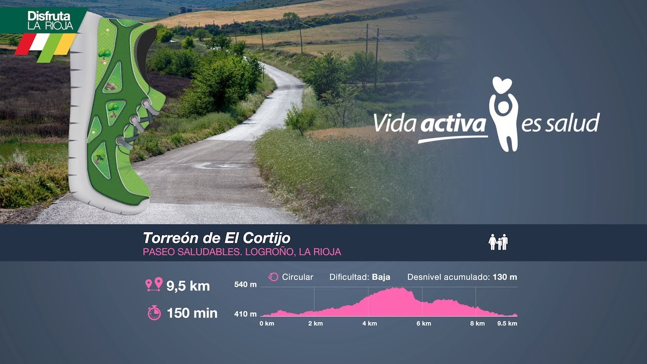 Paseo Saludable, Torreón de El Cortijo. Disfruta La Rioja