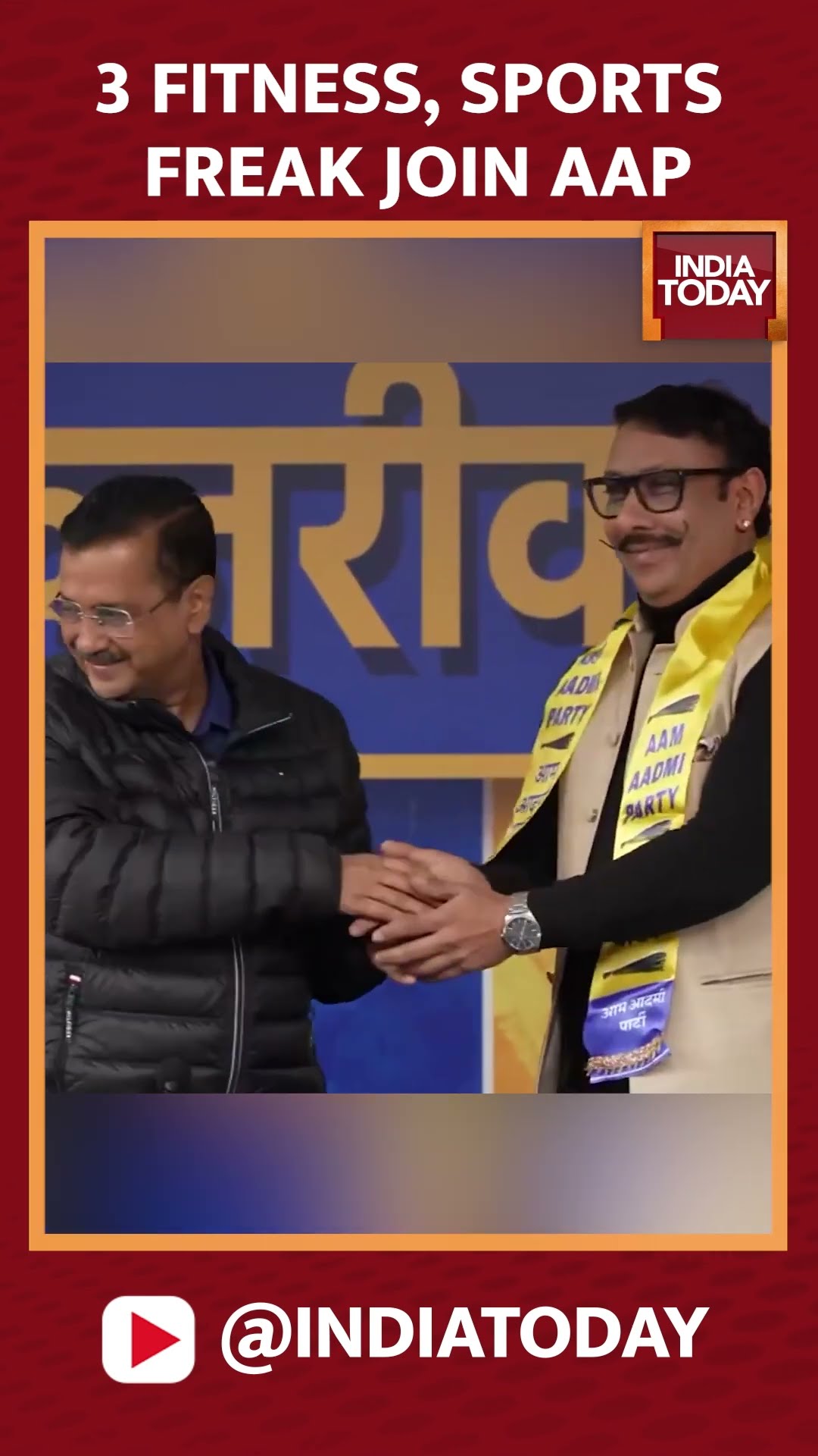 Prominent Sports Figures Rohit Dalal, Akshay Dilwari and Tilak Raj Join AAP In Kejriwal’s Presence