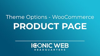 Theme Options - WooCommerce - Product Page