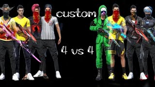 custom 4 vs 4 play / vikkygamer / #freefire #viral #gameplay #gamergaminggame #garenafreefire #100k