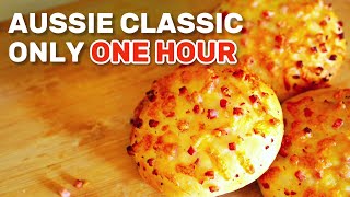 EASY and AUSSIE Cheese and Bacon Roll (Under One Hour)