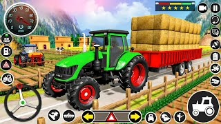 Cargo Tractor Trolley Offroad Simulator - Heavy Farming Transporter Driving Android GamePlay