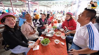 Gặp Đại Ca Mềnh ở Chợ phiên Sín Chéng ăn toàn món ngon Tây Bắc cùng Anh Hải Sapa TV Cẩm Tiên TV