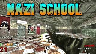ZOMBIES ON THIS "NAZI SCHOOL" || WORLD AT WAR ZOMBIES CUSTOM MAP
