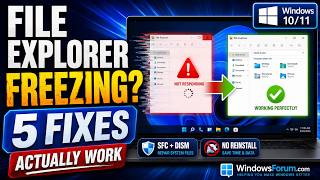 How to Fix File Explorer Not Responding or Crashing in Windows 10 & 11 (Full Guide) How to Fix File Explorer Not Responding or Crashing in Windows 10 & 11 (Full Guide)
