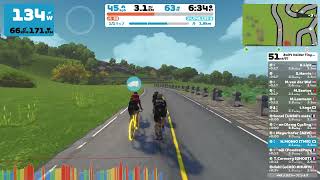 Zwift Insider Tiny Race (3 of 4) (B) (Z1) on Castle Crit in Makuri Islands