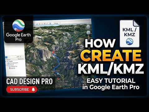 How to Create KML and KMZ Files in Google Earth Pro | Step-by-Step Tutorial #googlemaps #googleearth