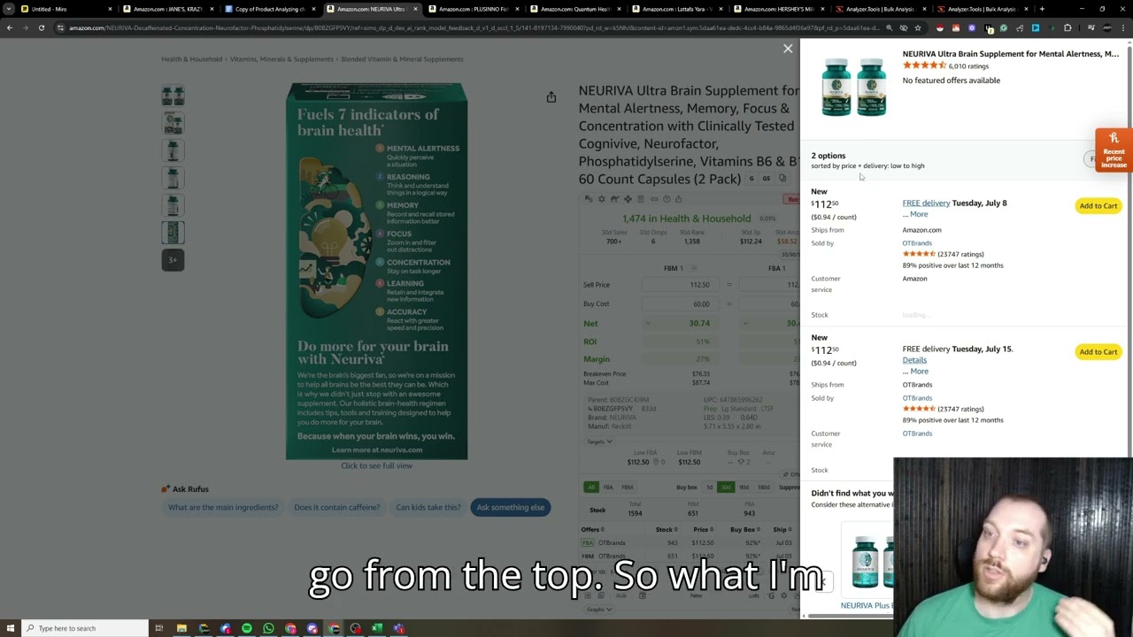 Amazon FBA - Suppressed Buy Box
