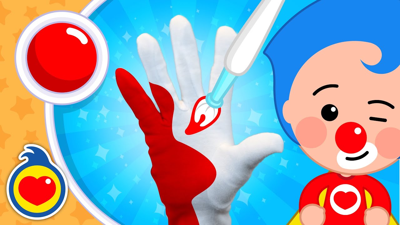 🟥 My Colorful Hands 🟨 Playful Learning ♫ Plim Plim - The Kindness Hero