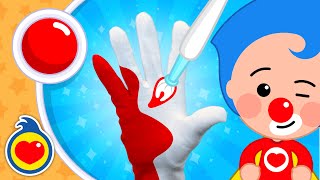 🟥 My Colorful Hands 🟨 Playful Learning | ♫ Plim Plim | Pre-K Nursery Rhymes