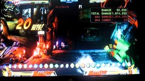 MvC3 : Akuma - XFC 3 Tatsu Loop Combo - 3 Million Damage!